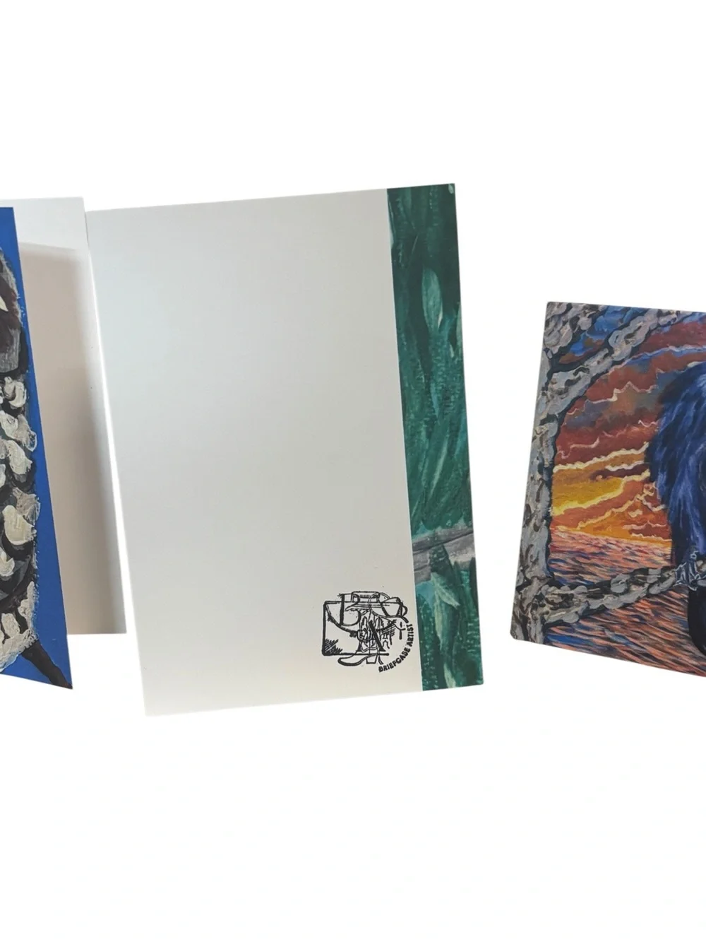 Birds of Wonder Greeting Card Set of 5 by Briefcase Artist